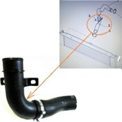 Resim TURBO İNTERCOLLER GİRİŞ HORTUMU BOXER-JUMPER-DUCATO 2.2HDI 2.2JTD 