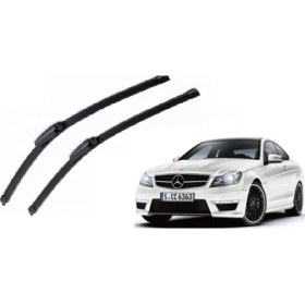 Resim R.B.W. Mercedes CLK Serisi Coupe (C209), 2003 - 2009 / Silecek, Muz Tipi, Takım, 550mm+550mm 