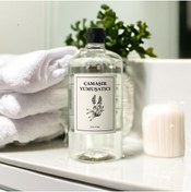 Resim Dem Home Şeffaf Cam Görünümlü Plastik Düzenleyici Çamaşır Yumuşatıcı Boş Şişe 1litre 