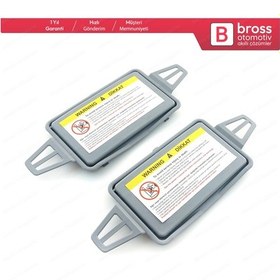 Resim Mercedes W211 için Gri Güneşlik Ayna Kapağı Sağ ve Sol 2108102510 N11.10043 