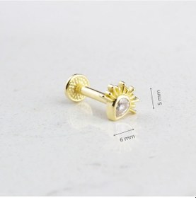 Resim Glorria Altın Damla Tragus Piercing 75163418 
