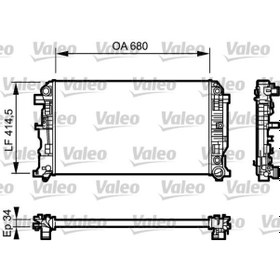 Resim Valeo 734929 Radyator Mercedes Sprinter 2e0121253a (WT578812) 