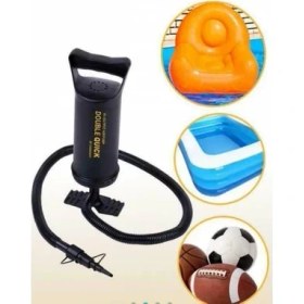 Resim Portatif Iki Yönlü Pompa - El Pompası - Şişirme Boşaltama Pompası ( Lisinya ) 