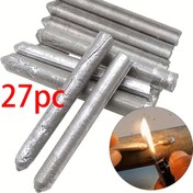 Resim 27 Parça Düşük Sıcaklıkta Kaynak Çubukları - Tank ve Boruların Kolay Eritilmesi İçin Çok Amaçlı, Hızlı Toz Nükleli Çubuklar - Paslanmaz Çelik, Bakır, Demir ve Alüminyum için İdeal - Hafif Tamir ve Anında Onarım İçin Uygun 