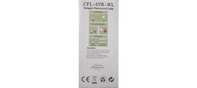 Resim Leelıght 35 Watt Sarı Işık Lotus (Şato) Tip Tasarruflu Ampul Ekonomik Ampul 