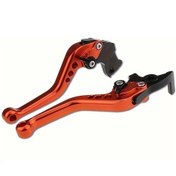 Resim Chuangyinshop Cnc Modifiye Motorcycle Gidonları Çok Pozisyonlu Ayarlanabilir Bull Horn Kırmızı Renk Seçeneği 