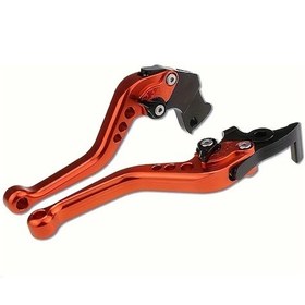 Resim Chuangyinshop Cnc Modifiye Motorcycle Gidonları Çok Pozisyonlu Ayarlanabilir Bull Horn Kırmızı Renk Seçeneği 