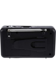 Resim whitetech Cep Radyosu - Deprem Çantasına Uygun Dijital Ekranlı Şarjlı Taşınabilir Radyo Usb Tf Destekli 