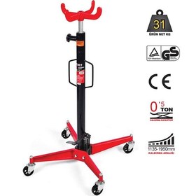 Resim Dht 0.5 Ton Dikey Şanzıman Kriko D12005005 