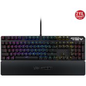 Resim TUF Gaming K3 RGB Red Switch Mekanik Kablolu Oyuncu Klavyesi Asus