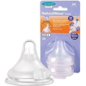 Resim Lansinoh Natural Wave Biberon Emziği - Orta Akış 