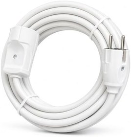 Resim 3x2.5mm TTR Tekli Beyaz Topraklı Kauçuk Uzatma Kablosu (30 METRE) 