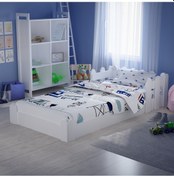 Resim Tuliplifeyapımarket Tuliplife Montessori Karyola Beyaz Oval Köşe (512286870) 