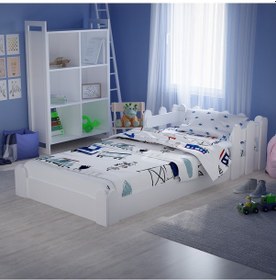 Resim Tuliplifeyapımarket Tuliplife Montessori Karyola Beyaz Oval Köşe (512286870) 