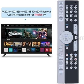 Resim Medion LCD TV RC1210 RC1210-A MSN40032267 MD20076 MD30023 MD30134 MD30178 MD30190 MD30281 MSN30007872 MSN30011104 için yeni yedek uzaktan kumanda MSN3000 011106 MSN30011935 MSN30012225 