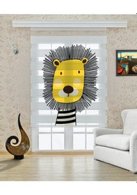 Resim Perdecizade Enxboy Aslan Dijital Baskılı Zebra Perde-cocuk Odası-stor Perde Pz-414 Renkli 
