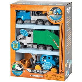 Resim Driven 3'lü Set - Çekici, Teleskopik Yükleyici, Çöp Kamyonu STD - STD / STD 
