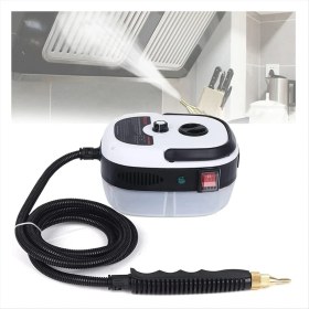 Resim Whimsy1 2500W El Tipi Buharlı Temizleyici Yüksek Sıcaklıklı Basınçlı Buharlı Temizleme Makinesi Fırça Başlıklı Araba Buhar Makinesi Abd Fişi (Yurt Dışından) 
