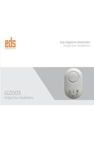Resim EDS Gzd03 Doğalgaz Ve Lpg Gaz Dedektörü Tak Çalıştır (220V) 85 Db Ses Çıkışı 50 M2 Koruma Alanı 