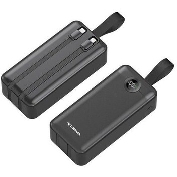 Torima TRM-1035 30000 mAh 2 Çıkışlı Taşınabilir Hızlı Şarj Dijital Göstergeli Powerbank Siyah