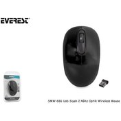 Resim Everest SMW-86 Usb Siyah 2.4Ghz Kablosuz Mouse 