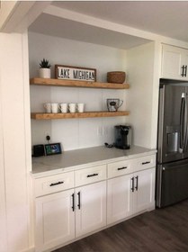 Resim Dekoratif Doğal Ahşap 2'li 55 X 15 X 4 Cm Gizli Aparatlı Raf Ahşap 