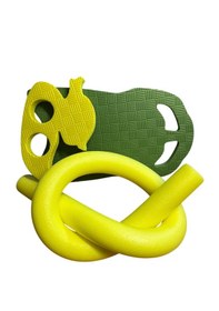 Resim Yüzme Tahtası 3lü Set Tahta Haki Makarna Sarı Kilit Ördek Sarı Haki - Sarı 