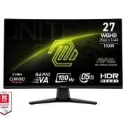 Resim Msı 27 Mag 274CQF 2560X1440 (Wqhd) Curved Gaming Monitör 