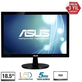 Resim Asus 18.5 Vs197De Led Monitör 5Ms Siyah 