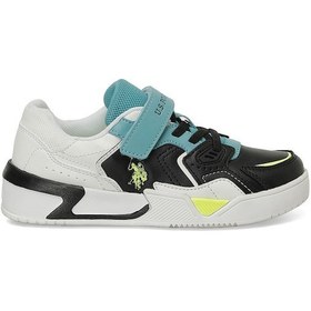 Resim U.S. Polo Assn. Denver JR 4PR Erkek Çocuk Sneaker - Beyaz - Siyah - Yeşil 