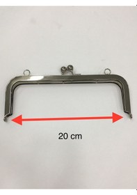 Resim Karantuhafiye Çanta Ve Cüzdan Klipsi Burs 20 Cm Gümüş Gümüş 