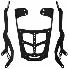 Resim Gp Kompozit Bajaj Pulsar Ns 200 2011-2024 Uyumlu Arka Çanta Demiri Siyah Çok Renkli 