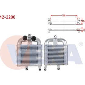Resim Isuzu D Max 2.5 3.0 Dıtd 2002 2012 Turbo Radyatörü Intercooler 242X290X66 