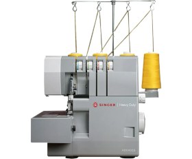 Resim Singer HD0405S Elektronik Overlok Makinesi Gri Dikiş Makinesi 4 İplik ile Gelişmiş Performans 