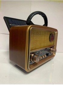 Resim kar-bul 827 Güneş Enerjili Bluetooth, Nostalji , Fm/am/sw 3 Band Radyo ,usb, Sd ,aux Mp3 Player 