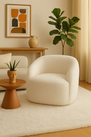 Resim arge demo Salsa Berjer Kırık Beyaz Kuzu Kumaş 