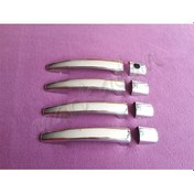 Resim Woc Chrome Citroen C4 Picasso Krom Kapı Kolu 2006-2013 4 Kapı Pas 