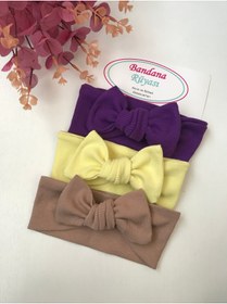 Resim Bandanaruyası Kız Bebek Ribana Bandana Seti 