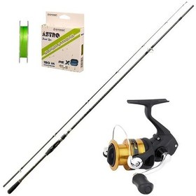 Resim Shimano Fx 4000 - Fujin New Crow 270cm 5-30gr Spin Olta Seti 