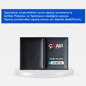 Resim otopleksi Çarşı Grubu Logolu Kişiye Özel Ruhsat Kabı Oto Ruhsat Kabı 