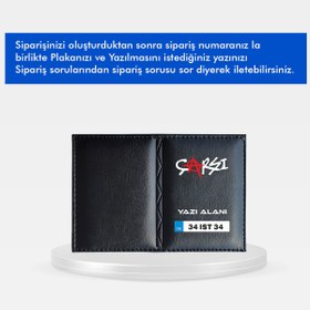 Resim otopleksi Çarşı Grubu Logolu Kişiye Özel Ruhsat Kabı Oto Ruhsat Kabı 