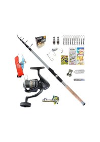 Resim Revenger Rv-40 Remixon Carbo-x 270cm 60-120gr Kıyı Tele Spin Olta Takımı Seti 