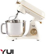 Resim Yui M122 1800 W 6 Litre Alüminyum Döküm Hamur Makinesi Stand Mikser Krem Gold 