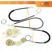 Resim VW Transporter T5 Caravelle 2003-2015 İçin Ön Sol Cam Kriko Seti 