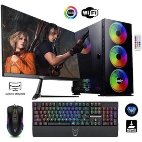 Resim Izoly ST998749 i5-10400F 32 GB 512 GB M.2 NVMe GTX1660S 6 GB 24" Free Dos Masaüstü Oyuncu Bilgisayarı 