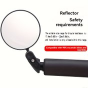 Resim 2 adet Bisiklet Gidon Aynası, HD Akrilik Konveks Dikiz Ayna 360° Ayarlanabilir Gidon Montajı Allen Anahtarı ile, Dağ Yol Şehir Bisikletleri için Uygun, 18-22mm Sap Ucu ile Uyumlu 