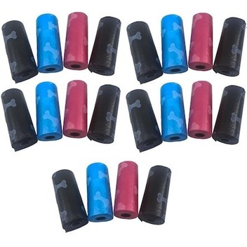 20 Rulo 300 Adet Köpek Evcil Hayvan Kaka Torbası Dışkı Poşeti