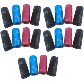 Resim 20 Rulo 300 Adet Köpek Evcil Hayvan Kaka Torbası Dışkı Poşeti 