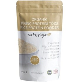 Resim Naturiga Organik Pirinç Proteini Tozu 250 Gr Aromasız 