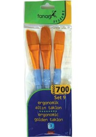 Resim Fanart Academy Ergo 700 Serisi Fırça Set:9 3 Lü 7700e.s9 